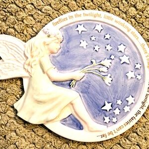 Fairy Wall Plaque | Fireflies in the Twilight... ...The Fairies Can't Be Far